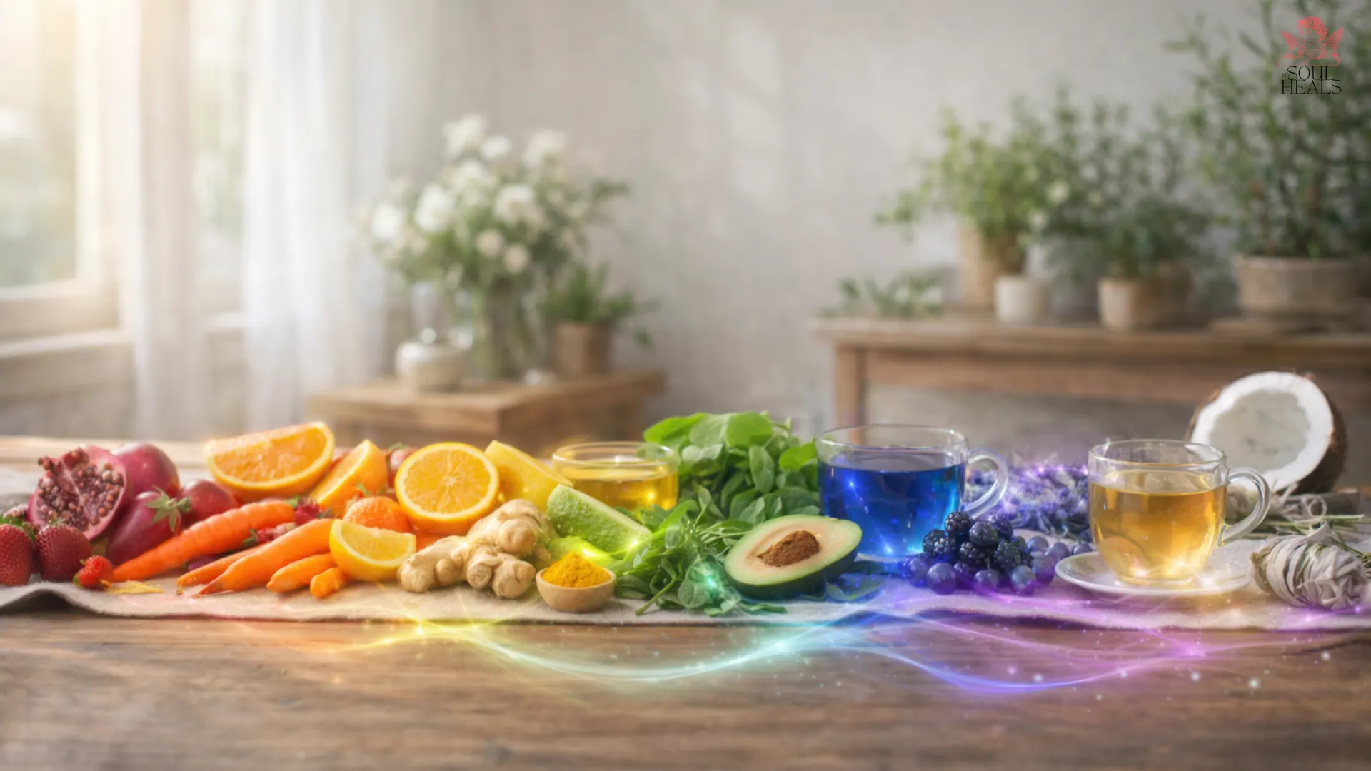 Daily Food, Herbs & Teas- Best to Support Chakra Energy